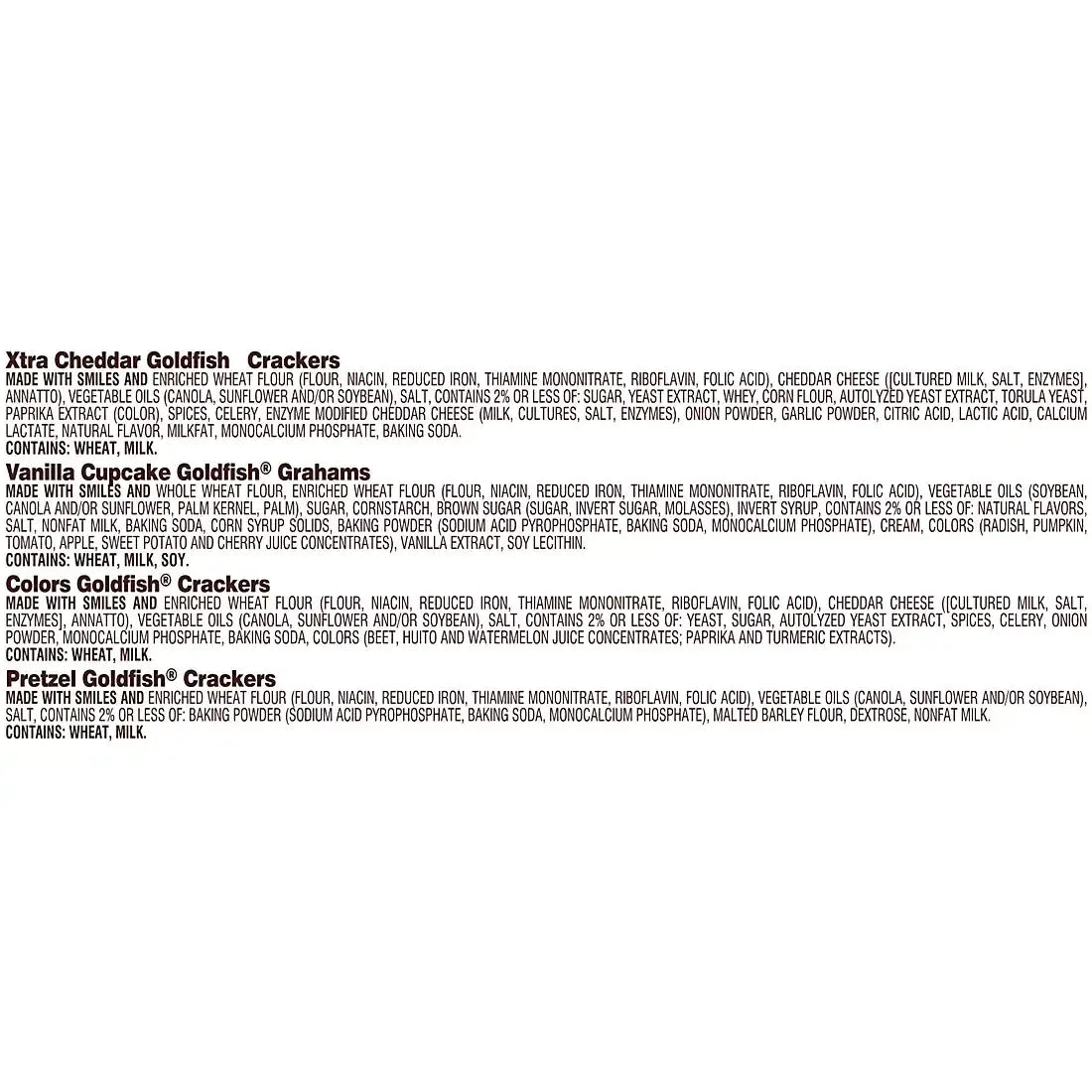 Goldfish Crackers Sweet & Savory Variety Pack Box, Single-Serve Snack Packs, 45 ct. - USA MEGA SHOP