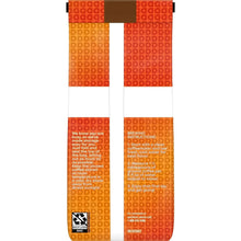 Dunkin' Original Blend ground coffee bag, back panel with brewing directions