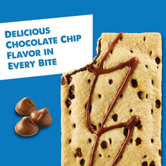 Pop-Tarts Chocolate Chip Drizzle Toaster Pastries, Breakfast Foods, Shelf-Stable, 27 oz (16 Count)