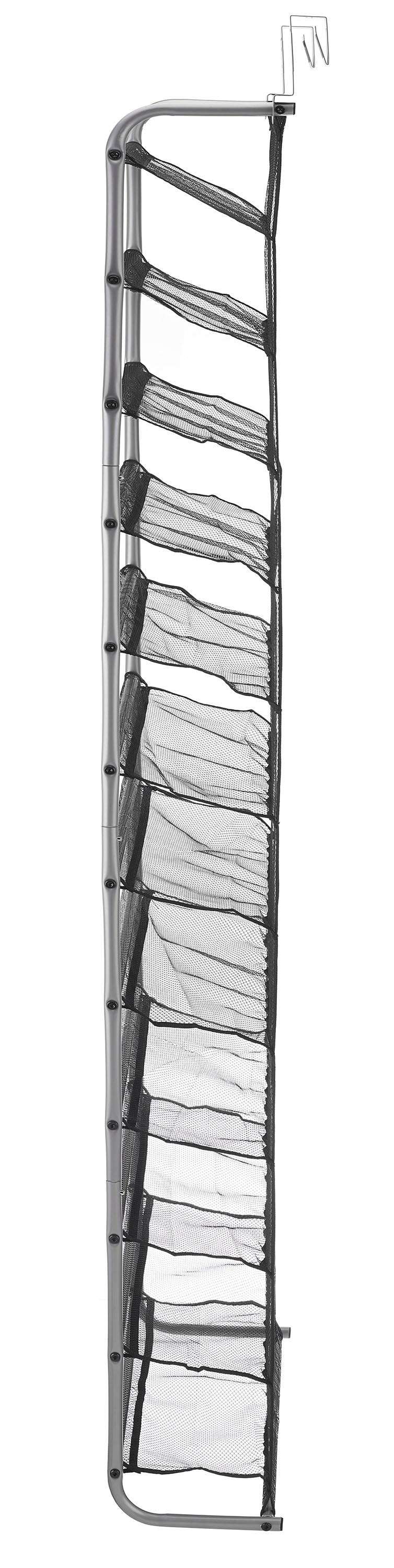 Mainstays Over-the-Door Hanging Shoe Rack, Fits up to 36 pairs, Space Saving, Mesh Lined Tear Resistant