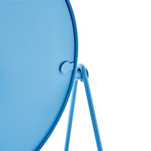 Blue tabletop mirror hinge and stand support bar