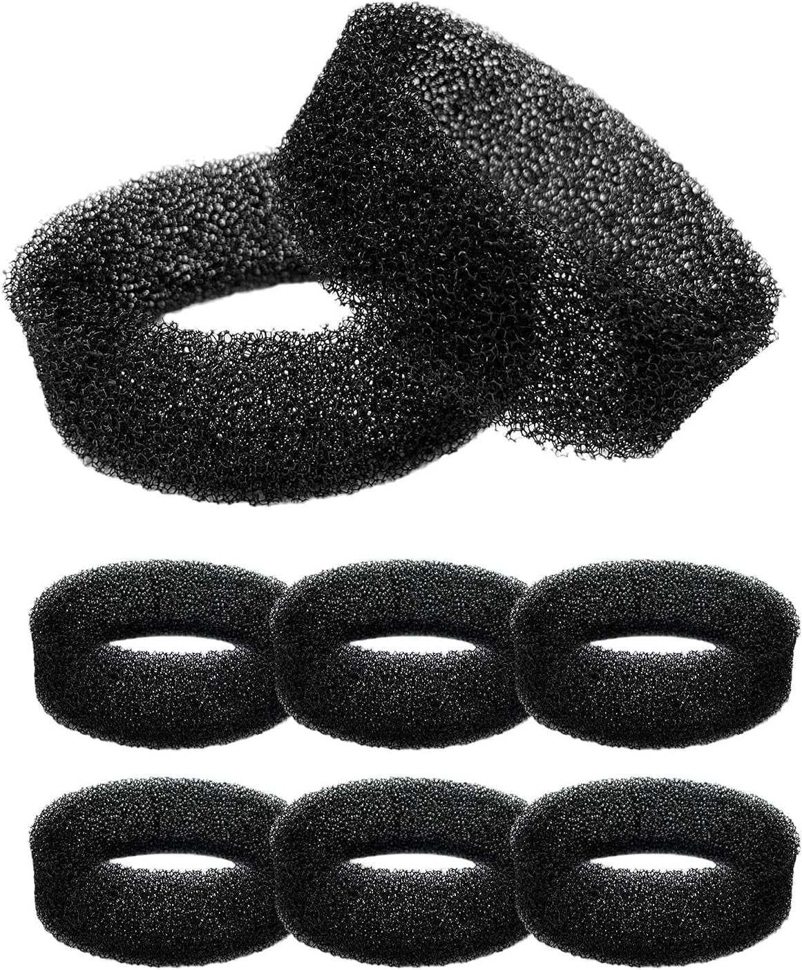FWMB 16pcs Replacement Cat Water Fountain Filters, Compatiable with FWMB Cat Water Fountain 108oz/3.2L and 135oz/4.0L, 8 Pack Filters & 8 Sponges Foam Filter