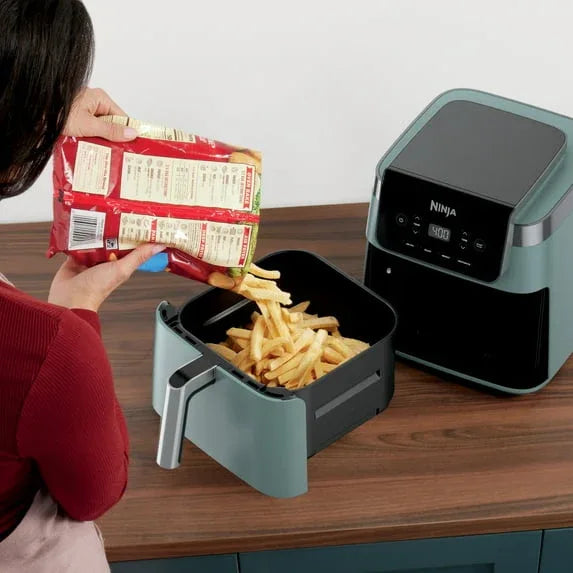 Ninja Pro 4-in-1 Air Fryer, XL 6.5-Qt Basket, 4 Functions, Air Crisp Technology, Non-stick, Crisper Plate, AF180WMSG Sage - USA MEGA SHOP