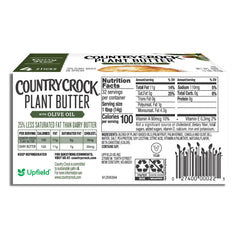 Country Crock Dairy Free Vegan Plant Butter with Olive Oil, 16 oz, 4 Sticks (Refrigerated)