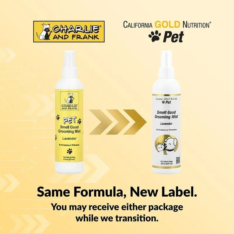 Charlie and Frank, Pet Smell Good Grooming Mist, For Cats & Dogs, 8 fl oz (237 ml)