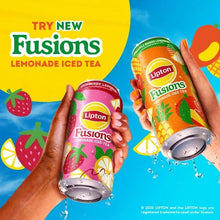 Lipton Fusions Pineapple Mango Lemonade Iced Tea, 16 fl oz Can 12 Pack