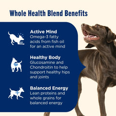 Nutrish Large Breed Real Beef, Pea, Carrot & Brown Rice Recipe Whole Health Blend Dry Dog Food, 14 lb. Bag (Rachael Ray) - USA MEGA SHOP