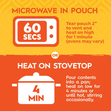 Vegetable tikka masala pouch heating instructions for microwave and stovetop