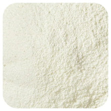 White BCAA powder, fine texture in close-up