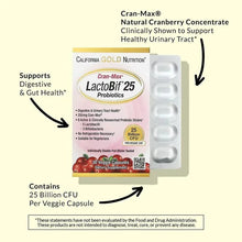 Probiotic supplement package with blister tray and callout for 25 billion CFU per capsule