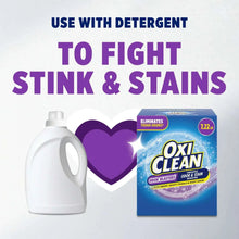OxiClean Odor Blasters powder with detergent bottle, fights stink and stains