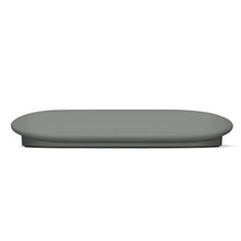 Streaming media streamer side profile, gray low-profile media box.