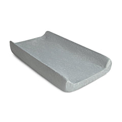 Disney Winnie the Pooh Contoured Changing Pad with Plush Cover by Delta Children – Machine Washable Cover and Waterproof Outer Layer, Grey