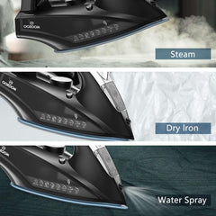 Moosoo Steam Iron 1800W Dry Iron Lightweight Anti-drip Iron with Auto-Off, ST1800 - USA MEGA SHOP