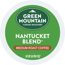 Green Mountain K-Cup pod label: Nantucket Blend medium roast coffee
