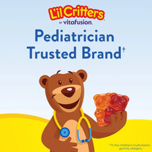 Lil Critters Pediatrician Trusted Brand gummy Vites bottle, yellow