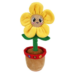 Spark Create Imagine Learning Bilingual Talking and Dancing Plush Sunflower, 14 inch, Light Features, Repeats What You Say - USA MEGA SHOP