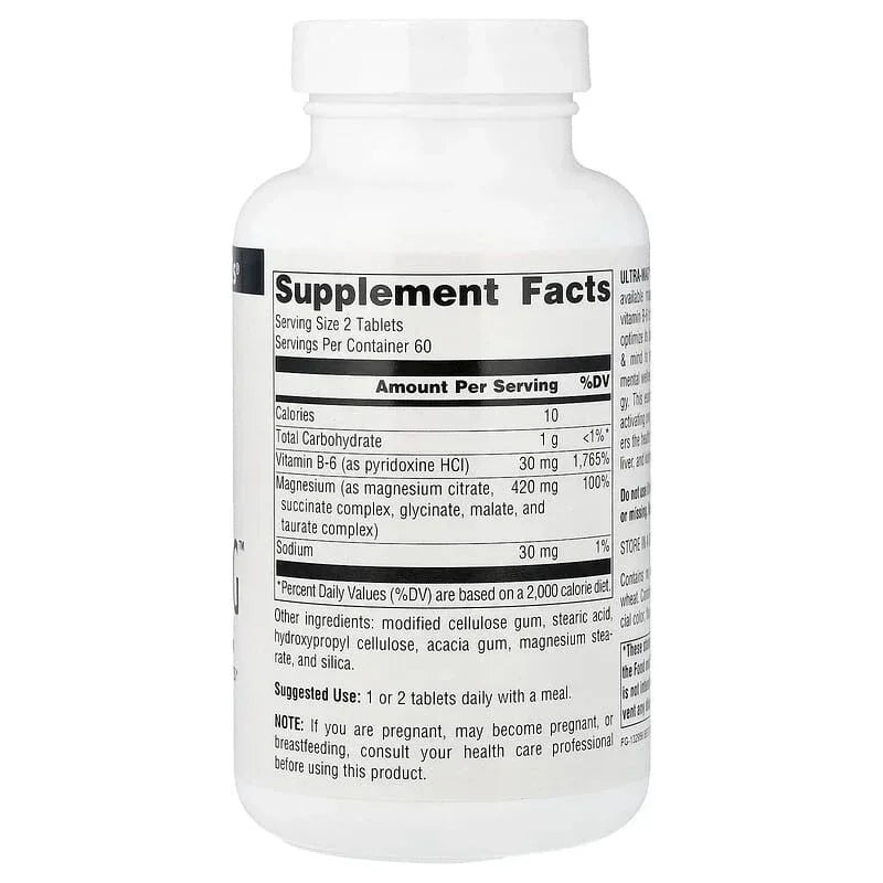 Source Naturals, Ultra-Mag™, 60 Tablets