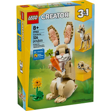 LEGO Creator 3-in-1 animal building set box with bunny, seal, and llama models