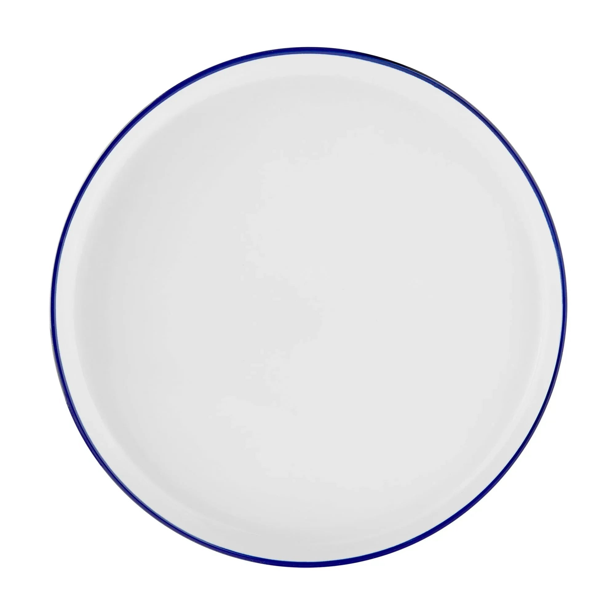 Mainstays 12-Piece Blue Rim Stoneware Dinnerware Set