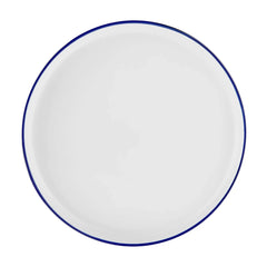 Mainstays 12-Piece Blue Rim Stoneware Dinnerware Set