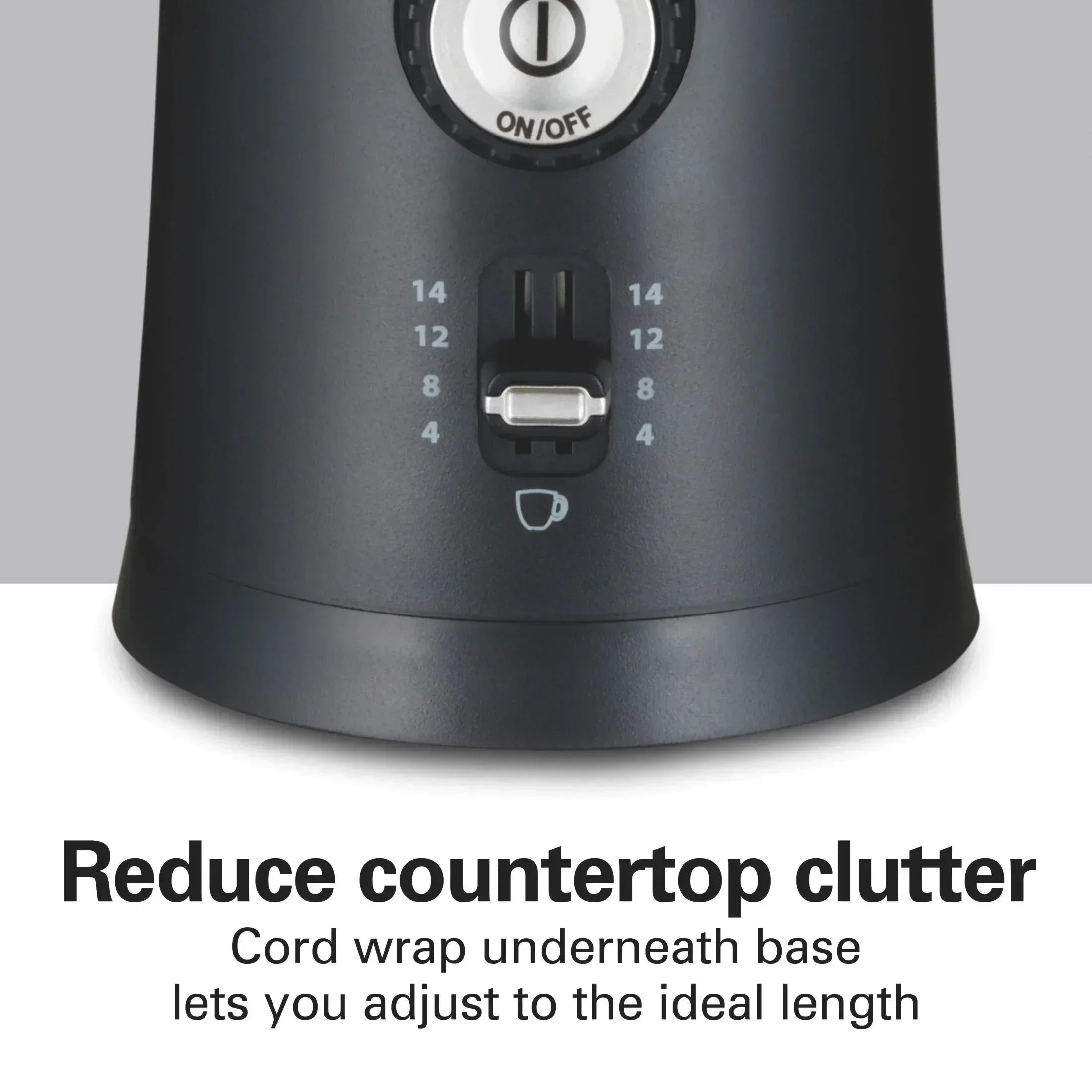 Hamilton Beach Custom Grind Electric Coffee Grinder, 14 Cups