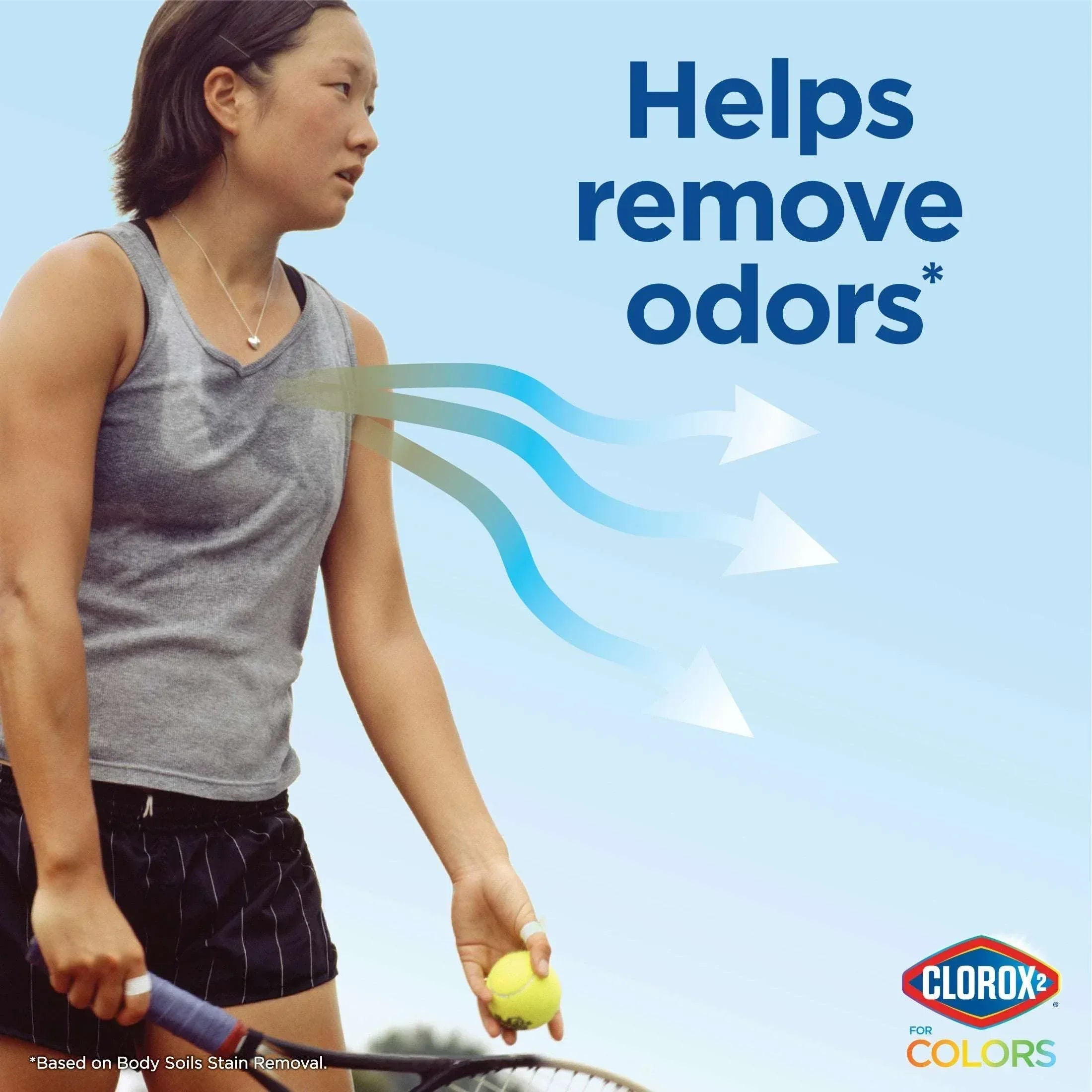Clorox 2 for Colors Laundry Stain Remover and Color Booster Pods, Regular, 25.4 oz, 40 Count