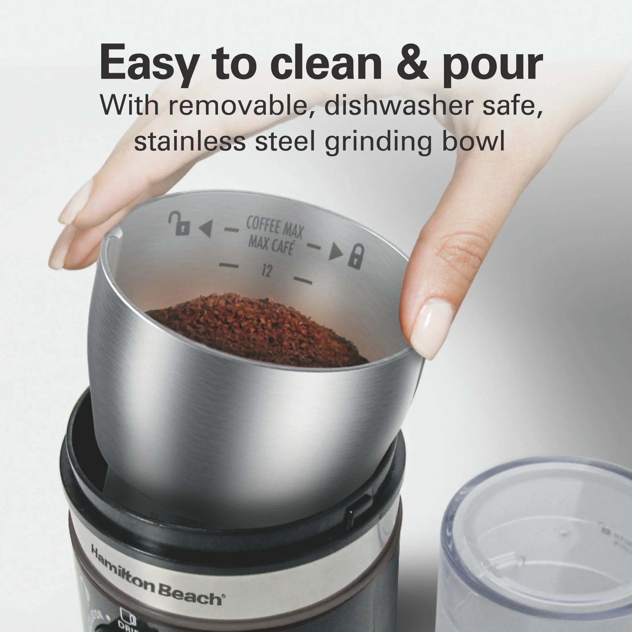 Hamilton Beach Custom Grind Electric Coffee Grinder, 14 Cups