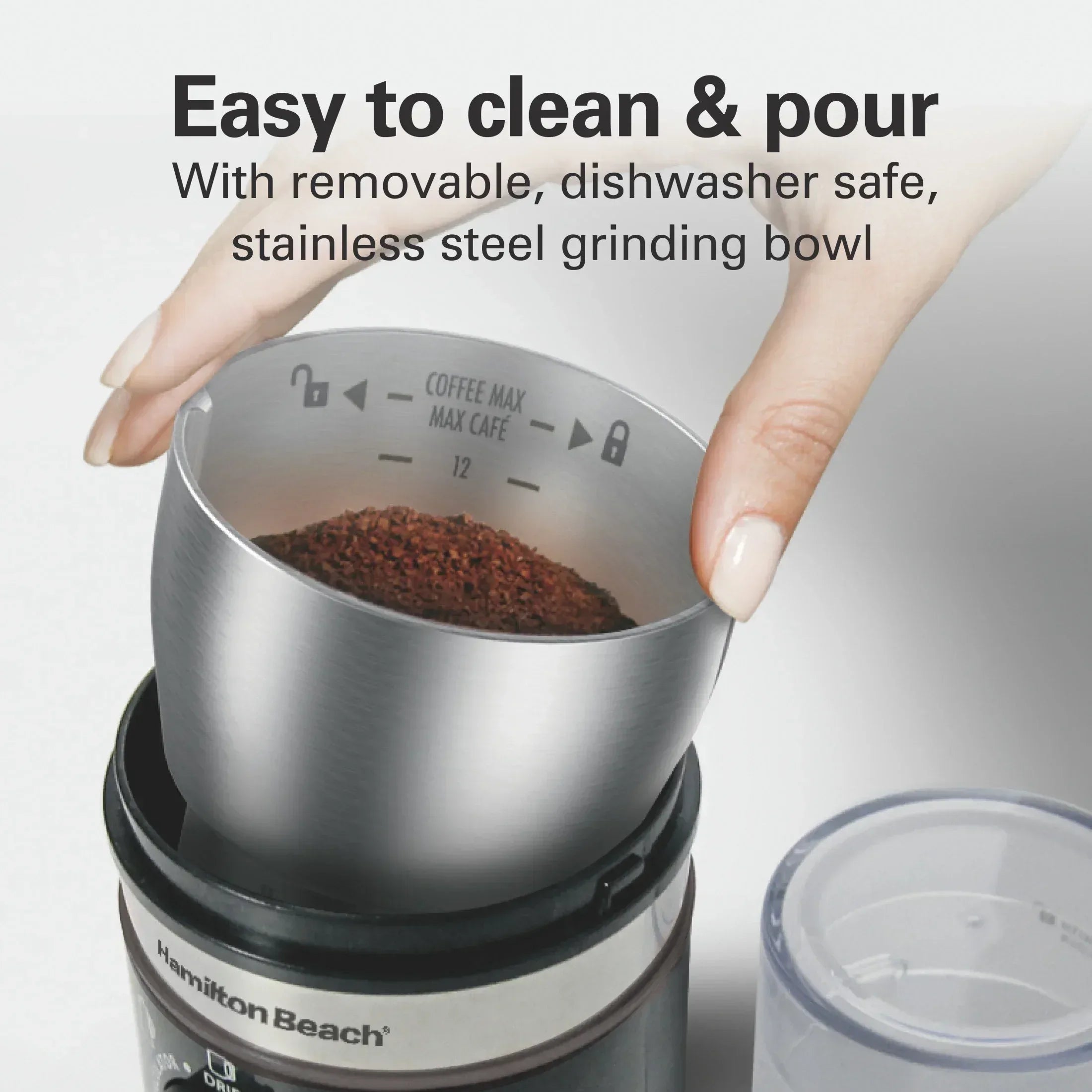 Hamilton Beach Custom Grind Electric Coffee Grinder, 14 Cups