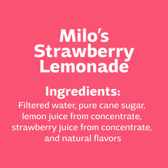 Milo's Strawberry Lemonade - 128 fl oz