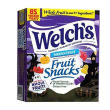 Fruit snacks box with Welch's Halloween branding, 85 count