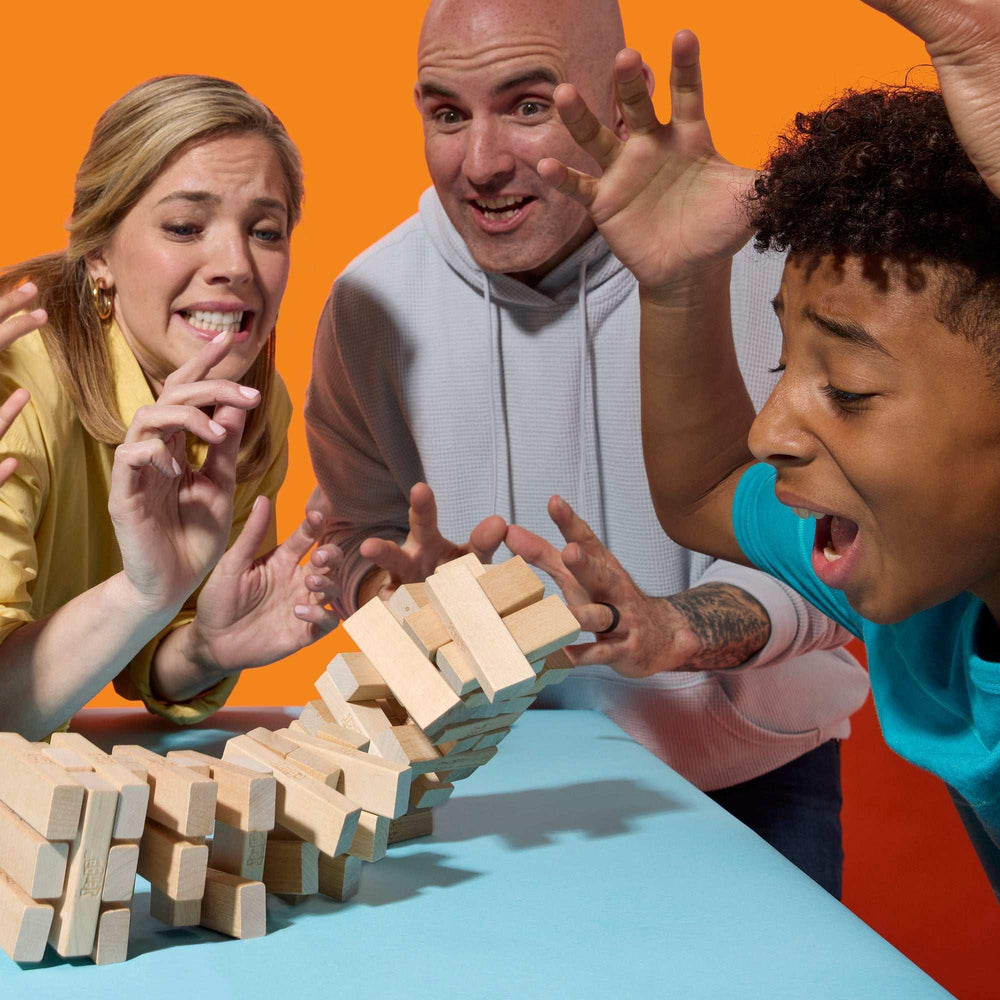Official Hasbro Games Jenga Game with Digital Die, Wood Block Party Game, Family Games, Holiday Gifts for Kids, 6 and Up - USA MEGA SHOP