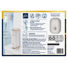 Glade air freshener set package back showing dispenser instructions and product details