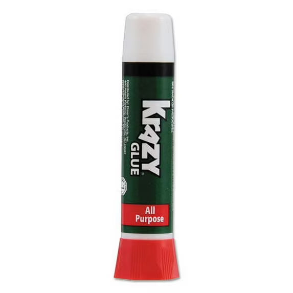 All Purpose Krazy Glue, 0.07 Oz, Dries Clear, 2/pack | Bundle of 2 Packs