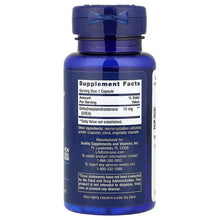 Life Extension DHEA 15 mg supplement facts panel on bottle