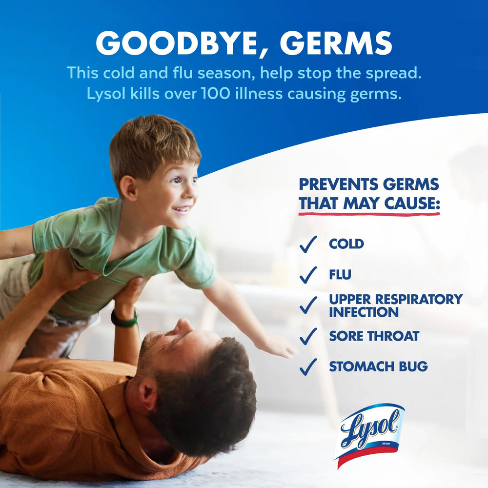 Lysol Disinfectant Spray, Sanitizing and Antibacterial Spray, Crisp Linen Scent, 19 fl oz, 2 Pack - USA MEGA SHOP
