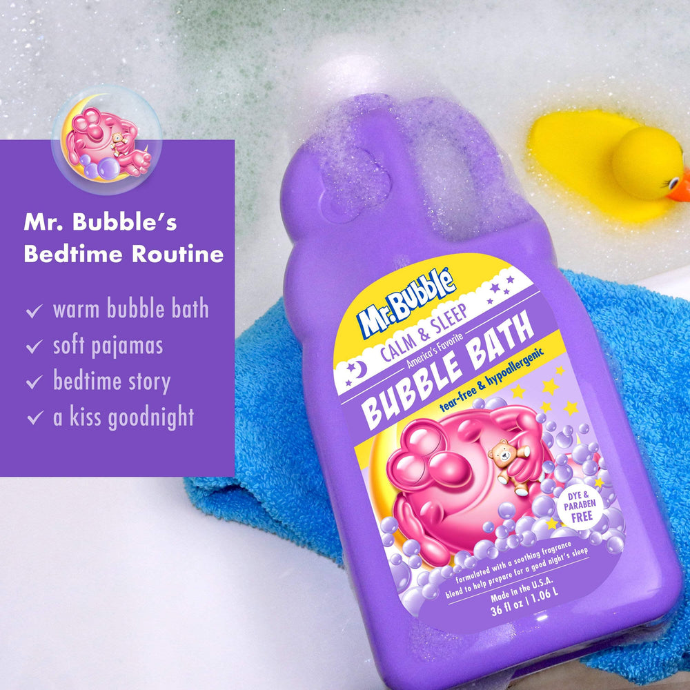 Mr. Bubble Calm & Sleep Bubble Bath, Calming Lavender, Eucalyptus and Chamomile Scent - USA MEGA SHOP