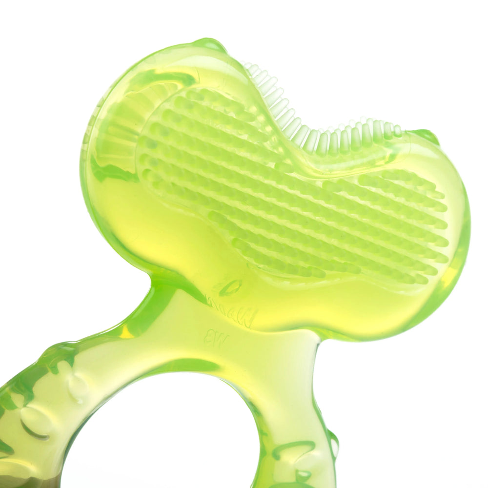 Nuby 3-Step Soothing Teether Set for Infants, Green/Blue/Yellow Unisex Baby Teethers, 3 Count - USA MEGA SHOP