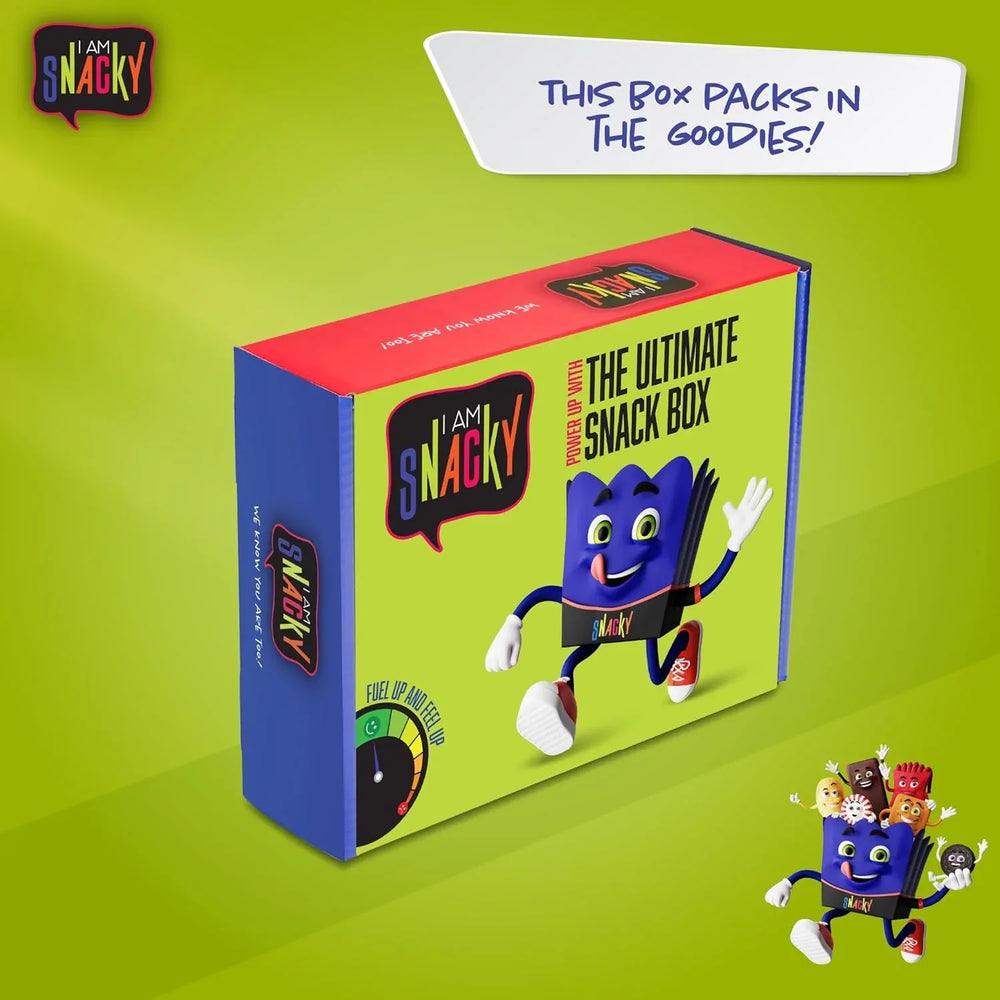 I AM Snacky - Snack Box (52 Count) Chips Candies Sweets for Home & Office - USA MEGA SHOP