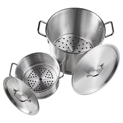 Imusa 2-Pc. Tamales Aluminum Steamer Set