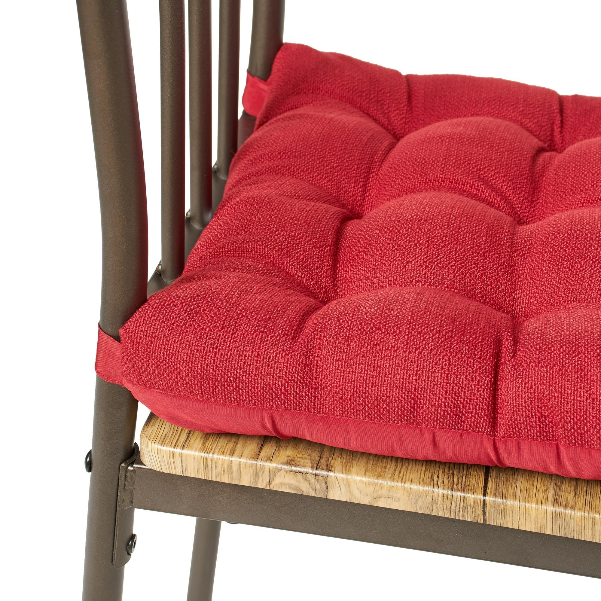 Mainstays Textured Chair Seat Pad (Chair Cushion), 1-Piece, 15.5" x 16"