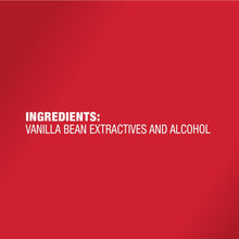 Ingredients text: vanilla bean extractives and alcohol