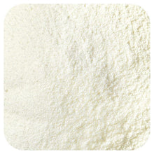 Unflavored collagen peptides powder, fine off-white granules in close view