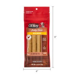(12 pack) Ol' Roy Jerky Stick with Chicken, 2.52 oz, 4 Count