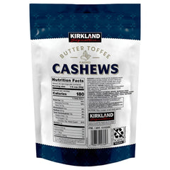 Kirkland Signature Butter Toffee Cashews 24 Ounce