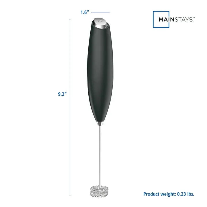 Mainstays Milk Frother, Battery-Powered Handheld Milk Frother Wand - USA MEGA SHOP