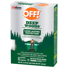 OFF! Deep Woods insect repellent towelettes box, long-lasting protection