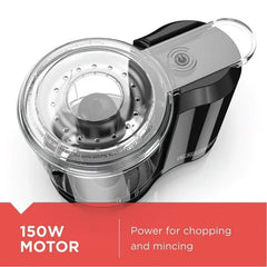 BLACK+DECKER 1.5-Cup Electric Food Chopper, One Touch Pulse, 150W Motor, Mini Food Processor, Stay-Sharp Blade, Dishwasher Safe - USA MEGA SHOP