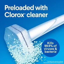 ToiletWand refill head with foaming cleaner and 99.9% kill badge
