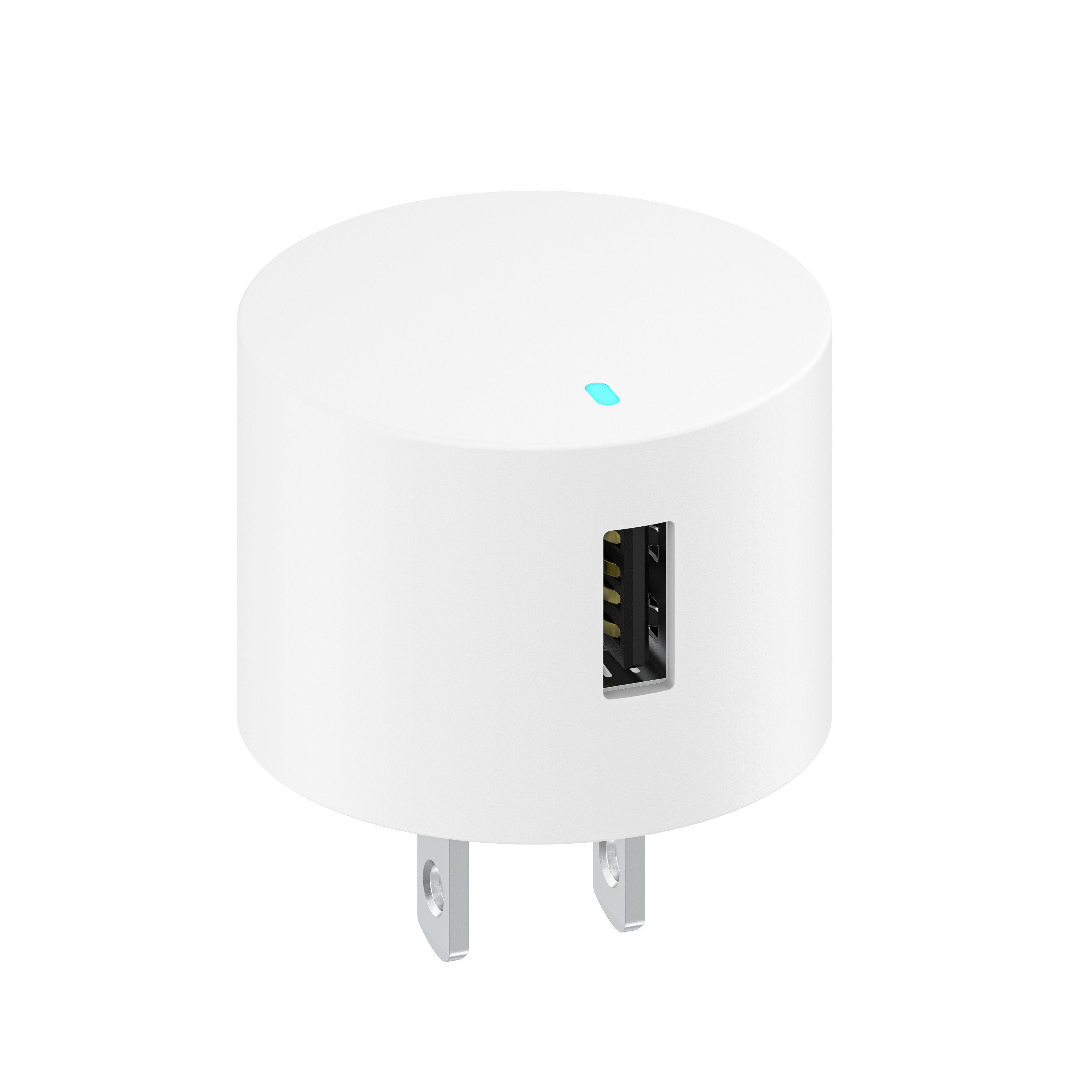 onn 12W Single USB-A Port Wall Charger with 3ft USB-C to USB Cable, Foldable Plug, White - Compatible with iPhone 17/16/15 Series, Samsung Galaxy, Google Pixel, and more